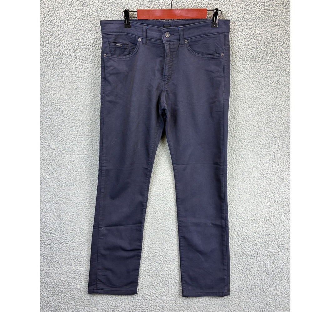 Hugo Boss 5 Pocket Chino Pants Mens 32x32 Dark Gray Business Casual Modern
